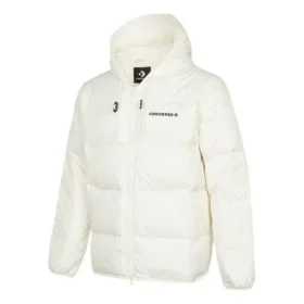 Chaqueta con capucha y relleno de plumón Tallas asiáticas «Blanco»