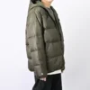 Chaqueta con capucha y relleno de plumón Tallas asiáticas «Cargo Khaki»