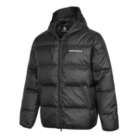 Chaqueta con capucha y relleno de plumón, tallas asiáticas «Negro»