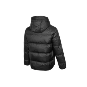 Chaqueta con capucha y relleno de plumón, tallas asiáticas «Negro»