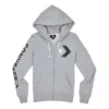 Chaqueta con cremallera completa Star Chevron, tallas asiáticas «Gris»