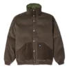 Chaqueta con cuello alto y relleno de plumón, tallas asiáticas «Brown»