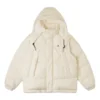 Chaqueta corta de plumón premium, tallas asiáticas, «Egret»