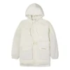 Chaqueta corta de plumón, tallas asiáticas, «Blanca»