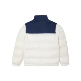 Chaqueta corta de plumón Tallas asiáticas «Blanco medianoche azul marino»