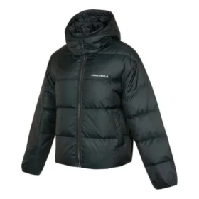 Chaqueta corta de plumón y tejido, tallas asiáticas, «Negro»