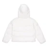 Chaqueta corta de plumón y tejido, tallas asiáticas «White»