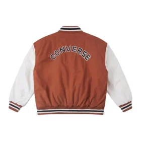 Chaqueta de béisbol acolchada, tallas asiáticas «Blanco marrón»