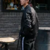 Chaqueta de béisbol deportiva informal con cuello de pie, tallas asiáticas «Negro»
