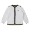 Chaqueta de entretiempo Sherpa, tallas asiáticas, «Blanco y negro»
