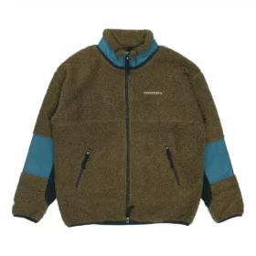 Chaqueta de forro polar Sherpa, tallas asiáticas, «Surplus Olive»
