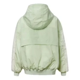Chaqueta de invierno con capucha, cortavientos y aislante, tallas asiáticas «Teal»