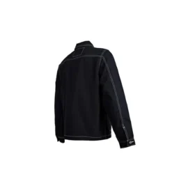 Chaqueta de manga larga tejida con bolsillos Converse para hombre, color negro
