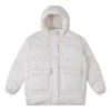 Chaqueta de moda de media altura, tallas asiáticas «Blanco»