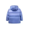 Chaqueta de plumón con logo impreso, tallas asiáticas «Purple White»