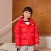 Chaqueta de plumón con logotipo estampado «Red White»
