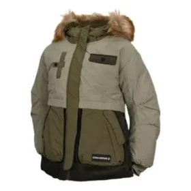 Chaqueta de plumón de gama alta, tallas asiáticas, «Army Green»