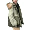 Chaqueta de plumón de gama alta, tallas asiáticas, «Army Green»