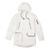 Chaqueta de plumón de media longitud Tallas asiáticas «Blanca»