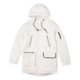 Chaqueta de plumón de media longitud Tallas asiáticas «Blanca»