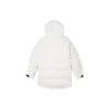 Chaqueta de plumón de media longitud Tallas asiáticas «Blanca»