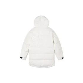 Chaqueta de plumón de media longitud Tallas asiáticas «Blanca»