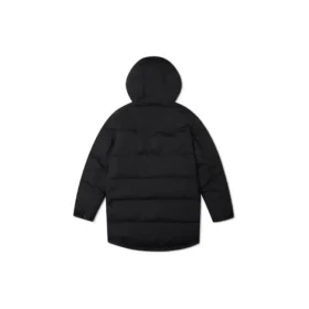 Chaqueta de plumón de media longitud, tallas asiáticas, «Negro»