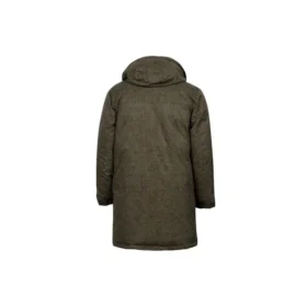 Chaqueta de plumón estampada de media longitud Sideline Tallas asiáticas «Verde oliva»