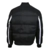 Chaqueta de plumón, tallas asiáticas «Negro Blanco»