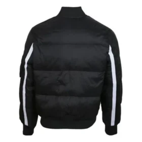 Chaqueta de plumón, tallas asiáticas «Negro Blanco»