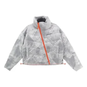 Chaqueta de plumón, tallas asiáticas «White Grey»