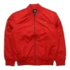 Chaqueta deportiva informal de cuello alto y corte corto. Tallas asiáticas. «Roja»