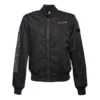Chaqueta deportiva informal de cuello corto, tallas asiáticas, «Negro»