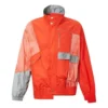 Chaqueta deportiva informal para hombre Converse x Feng Chen Wang con empalmes cruzados y colores contrastantes, naranja