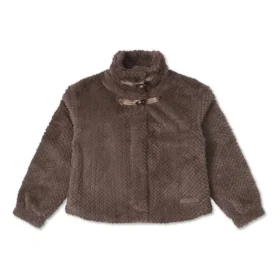 Chaqueta peluda YOTD Tallas asiáticas «Marrón»