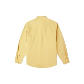 Chaqueta retro de manga larga con botones y tejido casual para hombre de Converse, color dorado