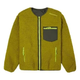 Chaqueta reversible de forro polar Stay Warm con logotipo, verde