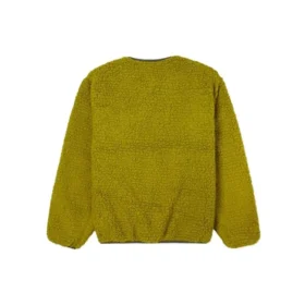 Chaqueta reversible de forro polar Stay Warm con logotipo, verde