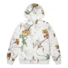 Chaqueta reversible Real Tree con estampado de hojas, tallas asiáticas «Casual White»
