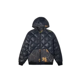 Chaqueta reversible Real Tree con estampado de hojas, tallas asiáticas «Negro»
