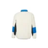 Chaqueta Sherpa de forro polar, abrigada, con bloques de color y cuello alto informal