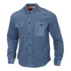Chaqueta tipo camisa Asia Tallas «Lakeside Blue»