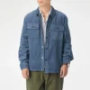 Chaqueta tipo camisa Asia Tallas «Lakeside Blue»