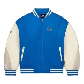 Chaqueta universitaria Converse x ADER ERROR SHAPES, tallas asiáticas, «Cobalt»