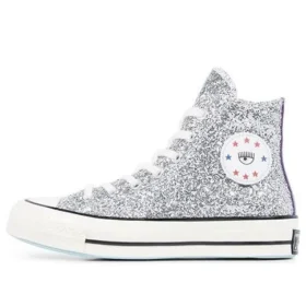Chiara x Chuck 70 High «Silver Glitter Purple»