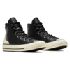 Chuck 70 de piel alta «Black Egret»
