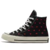 Chuck 70 Embroidered Lips High «Love Me – Black»