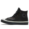Chuck 70 HI «Black Leather White»