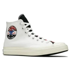 Chuck 70 Hi «Logo Play – White Rush Blue»