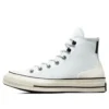 Chuck 70 High de piel «Blanco Beige»